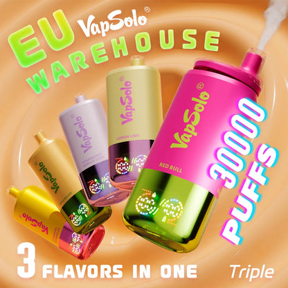 VAPSolo 3 FLAVORS: TRIPLE 30000 PUFFS