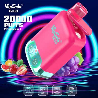 VapSolo Twins 20000 Puffs